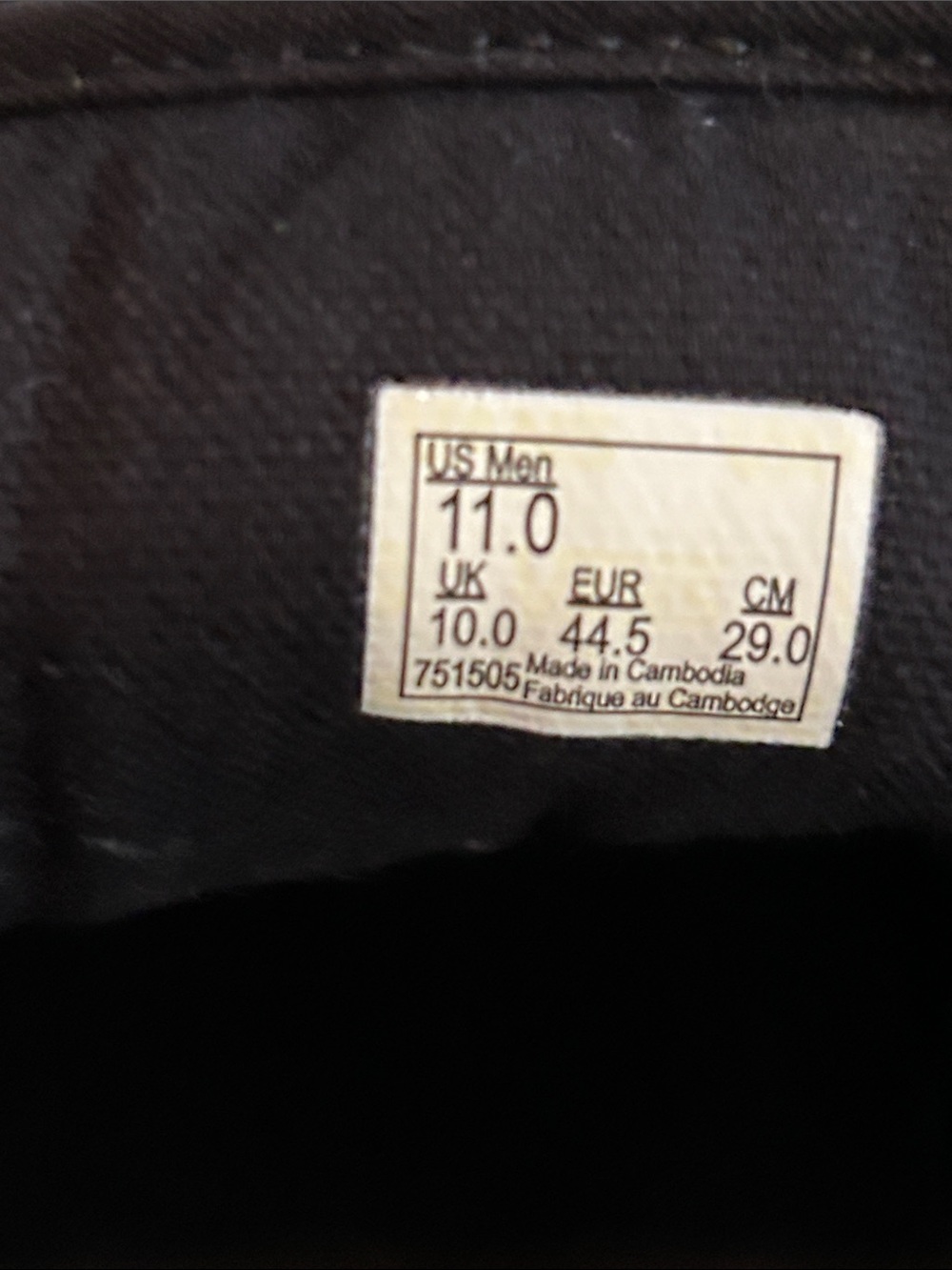 Vans Black Canvas Low-Top Skate Sneakers - Picture 9 of 9